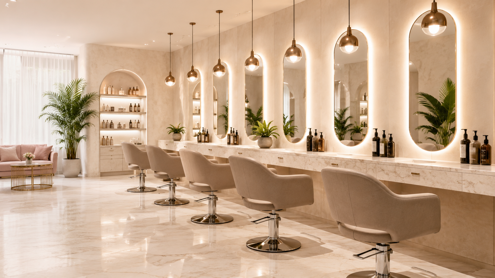 Luna Salon salon interior